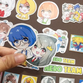 Sticker hero team dễ thương