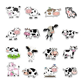 Sticker  bò sữa cute
