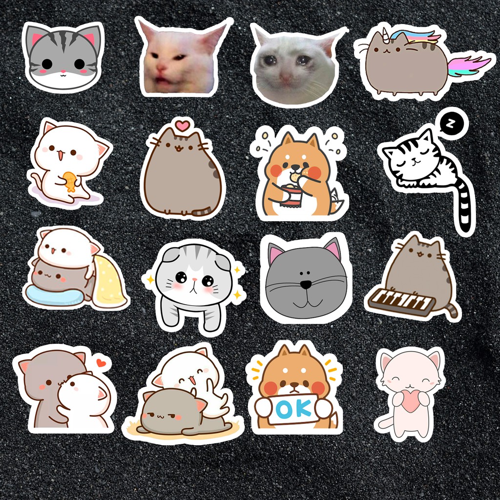 79+ Hình vẽ sticker mèo cute, cực đáng yêu xinh xắn được ưa thích nhất hiện  nay