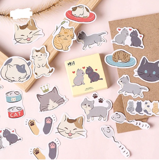 Sticker mèo cute